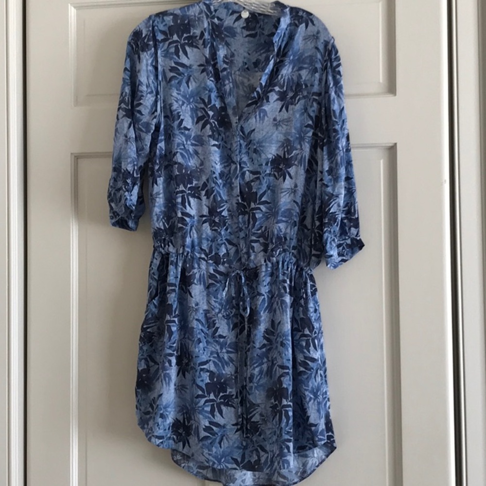 Margaret O’Leary Silk Palm Print Dress